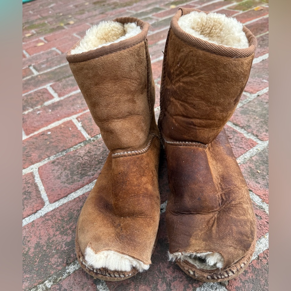 Brown Shearling Lined Boots